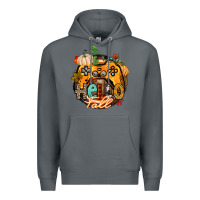 Rock hello fall gamer Premium Hoodie - CowGirlArtShop