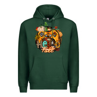 Sports Green hello fall gamer Premium Hoodie - CowGirlArtShop