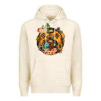Tofu hello fall gamer Premium Hoodie - CowGirlArtShop