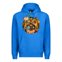 True Royal hello fall gamer Premium Hoodie - CowGirlArtShop