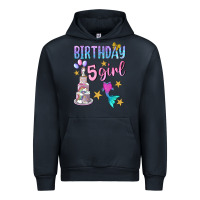 Navy birthday girl 5 Urban Hoodie - BundleAndBundleShop