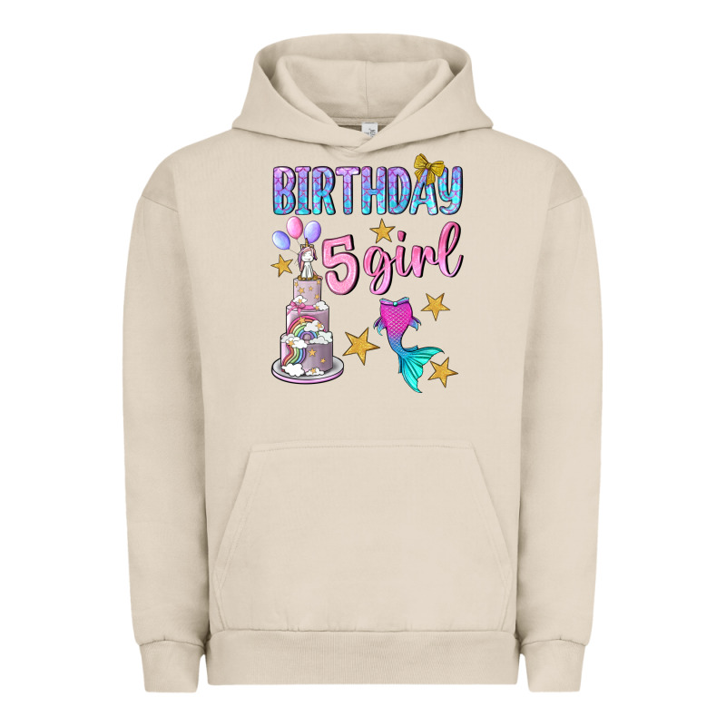 Birthday Girl 5 Urban Hoodie by BundleAndBundleShop | Teevron