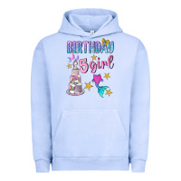 Pigment Grape Ice birthday girl 5 Urban Hoodie - BundleAndBundleShop