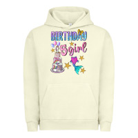 Pigment Pistachio birthday girl 5 Urban Hoodie - BundleAndBundleShop