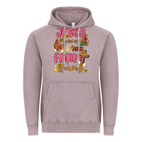 Vintage Zinc jesus praising and farm raising Vintage Hoodie - MaliasSmallBusiness