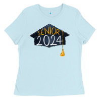 Baby Blue senior 2024 graduation Ladies Tee - RanaPortraitStore
