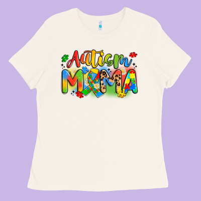 Autism Mama Ladies Tee Designed By Artiststas