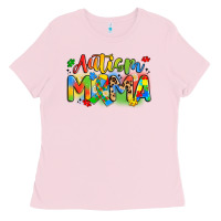 Bubblegum Pink autism mama Ladies Tee - Artiststas
