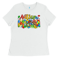 White autism mama Ladies Tee - Artiststas