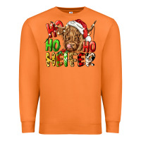 Carrot ho ho ho heifer Premium Sweatshirt - CowGirlArtShop