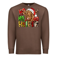 Chestnut ho ho ho heifer Premium Sweatshirt - CowGirlArtShop