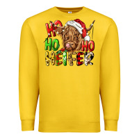 Lemon ho ho ho heifer Premium Sweatshirt - CowGirlArtShop