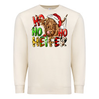 Ho Ho Ho Heifer Premium Sweatshirt | Teevron