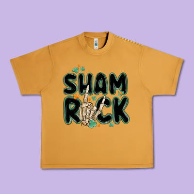 Sham Rock Urban Heavy Tee Designed By Maliassmallbusiness