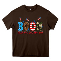 Chocolate Brown boom bitch get out the way Heavy Core Tee - AdoDesignShop