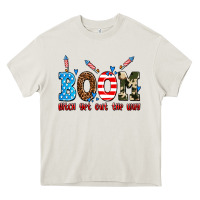 Cream boom bitch get out the way Heavy Core Tee - AdoDesignShop