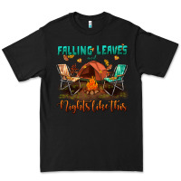 Black falling leaves and nights like this Premium Tee - BundleAndBundleShop