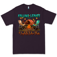 Plum falling leaves and nights like this Premium Tee - BundleAndBundleShop
