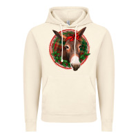 Vintage Artic Christmas donkey with bandana Vintage Hoodie - Jasminsmagicworld