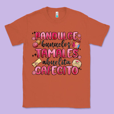 Pandulce Bunuelos Tamales Abuelita Cafecito Classic Tee Designed By Maliassmallbusiness