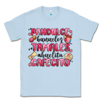 Dusty Blue pandulce bunuelos tamales abuelita cafecito Classic Tee - MaliasSmallBusiness