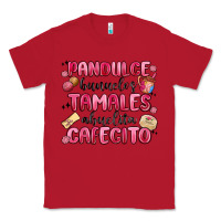 Red pandulce bunuelos tamales abuelita cafecito Classic Tee - MaliasSmallBusiness