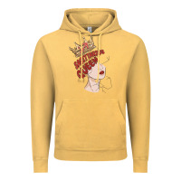 Vintage Mustard sagittarius queen Vintage Hoodie - MaliasSmallBusiness