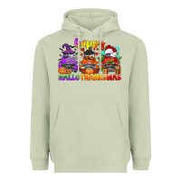 Matcha happy hallothanksmas truck Heavyweight Hoodie - CowGirlArtShop
