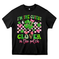 Black i'm the cutest clover in the patch Heavy Core Tee - Artiststas
