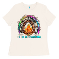 Bone let's go camping rainbow Ladies Tee - JahusDesignShop