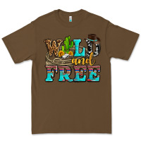 Cacao wild and free with cactus Premium Tee - AdoDesignShop