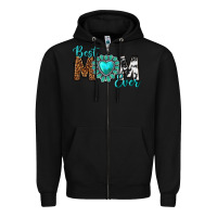 Black Best Mom Ever Zipper Hoodie - texasbilliewilder