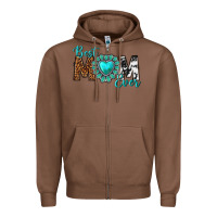 Chestnut Best Mom Ever Zipper Hoodie - texasbilliewilder