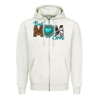 Oatmeal Heather Best Mom Ever Zipper Hoodie - texasbilliewilder