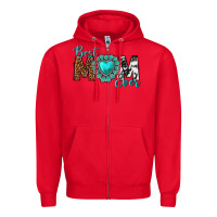 Red Best Mom Ever Zipper Hoodie - texasbilliewilder