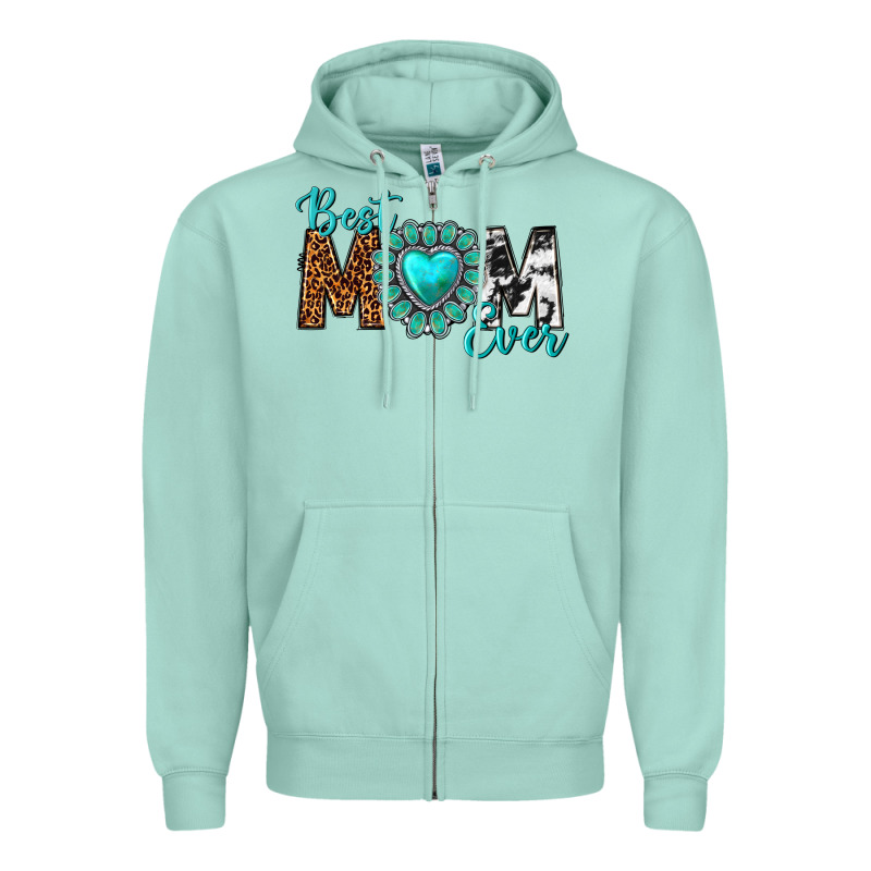 Best Mom Ever Zipper Hoodie by texasbilliewilder | Teevron