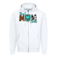 White Best Mom Ever Zipper Hoodie - texasbilliewilder