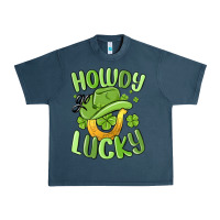 Midnight Navy howdy go lucky st patrics day Urban Heavy Tee - MaliasSmallBusiness