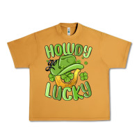 Howdy Go Lucky St Patrics Day Urban Heavy Tee | Teevron