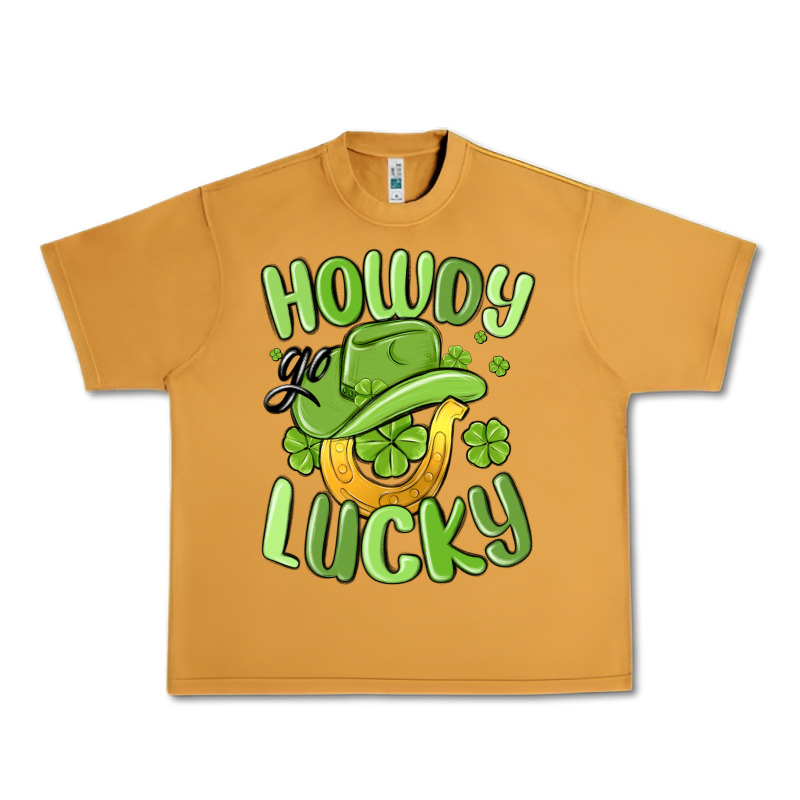Howdy Go Lucky St Patrics Day Urban Heavy Tee by MaliasSmallBusiness | Teevron