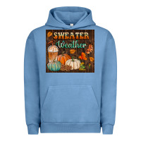 Pigment Pebble Blue sweater weather tumbler Urban Hoodie - BundleAndBundleShop