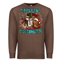 Chestnut chillin with my gnomies Premium Sweatshirt - CowGirlArtShop