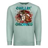 Seafoam chillin with my gnomies Premium Sweatshirt - CowGirlArtShop