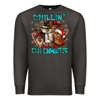 Smoke chillin with my gnomies Premium Sweatshirt - CowGirlArtShop