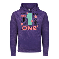 Cloud Purple one  one one one Vintage Hoodie - MaliasSmallBusiness