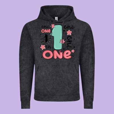One  One One One Vintage Hoodie Designed By Maliassmallbusiness