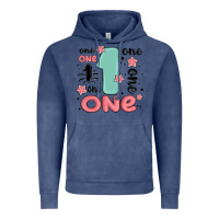 Vintage Denim one  one one one Vintage Hoodie - MaliasSmallBusiness
