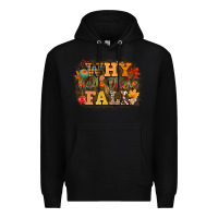 Black why hello there fall Premium Hoodie - CowGirlArtShop