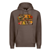 Coffee why hello there fall Premium Hoodie - CowGirlArtShop