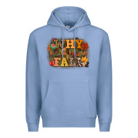 Colony Blue why hello there fall Premium Hoodie - CowGirlArtShop
